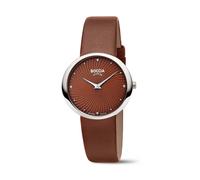 Boccia 3364-05 Damen-Armbanduhr Titan mit Lederband Braun