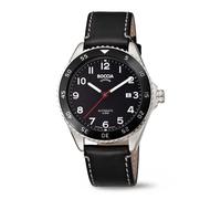 Boccia Titanium 3653-04 Herrenuhr Automatik Saphirglas Glasboden 100m Lederband Ø42mm