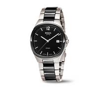 Boccia Herren Armbanduhr 3668-01 Ceramic schwarz Titan