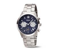 Boccia Titanium 3737-02 Solar Herren-Chronograph Dunkelblau Ø40,6mm