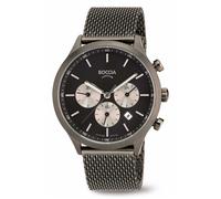 Boccia Titanium 3750-06 Herrenchronograph Titan mit Saphirglas, anthrazit PVD-ionenbeschichtet