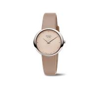 Boccia Damen Armbanduhr Trend 3364-02 Titan Lederband beige