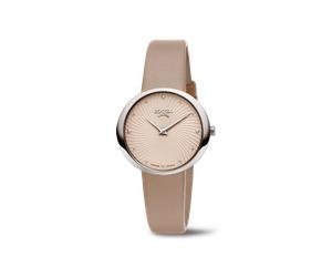 Boccia Titanium - Boccia-Analoguhr-3364-02 beige