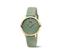 Boccia Damen Armbanduhr Trend 3365-04 Titan Lederband hellgrün