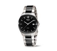 Boccia Herren Armbanduhr 3668-01 Ceramic schwarz Titan