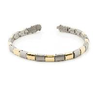 Boccia Titanium - Boccia-Armband-0313-02 gold