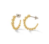 Boccia Damen Creolen 05067-02 Titan goldplattiert