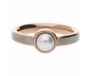 Boccia Titanium Damen Ring Perle Größe 54 Bicolor 0137-0258 54