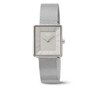 Boccia Titanium Damenuhr 3351-05 Rechteckig Hellgrau Milanaise-Uhrband