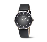 Boccia Titanium Herrenuhr 3648-04 Titan, Leder