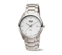 Boccia Titanium Herrenuhr Weiß 3669-03 100m wasserdicht Ø39mm