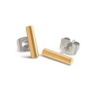 Boccia Titanium Ohrstecker 05057-02 Gelbgold-Ionenplattiert