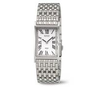 Boccia Titanium Royce 3285-07 Damenuhr römische Ziffern rechteckig Saphirglas 22x36mm