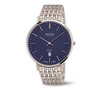 Boccia Titanium Royce 3605-01 Herrenuhr indigoblau Saphirglas Ø42mm