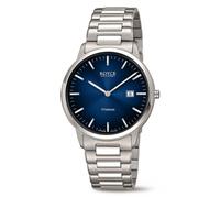 Boccia Titanium Royce 3658-02 Herrenuhr Titan mit Saphirglas Blau