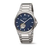 Boccia Titanium Royce 3677-02 Herrenuhr Automatik nachtblau/silber Ø41mm