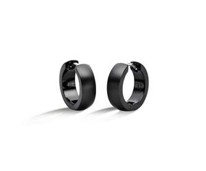 Boccia Titanium Scharniercreole 0539-21 Titan tiefschwarz Ionenplattiert Ø15mm