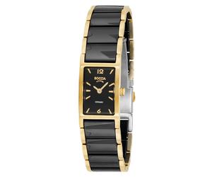 Boccia Uhr für Damen Titan/Keramik Schwarz 3201-05