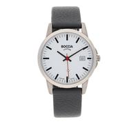 Boccia Unisex Armbanduhr Leder 604-18 3625-05 Klassik