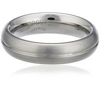 Boccia Unisex-Ring You & me Titan mattiert Gr. 56 (17.8) - 0130-0156