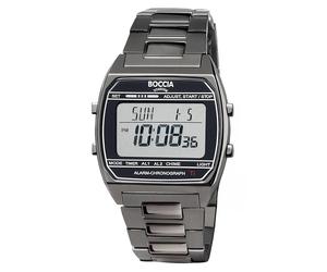 Boccia Unisex-Uhr Digital Titan Schwarz 3738-07