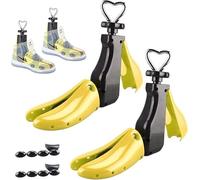 Bocguy 2 Stück Schuhdehner, 4-Wege Schuhspanner Herren 0,5 bis 1 Größe Vergrößern, Schuhdehner Schuhweiter für Einstellbare 40-47 Größe Schuspanner Länge und Breite, Schuhspanner Damen & Herren