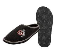 Bock op Kölle, 1.FC Köln Pantoffel, dunkel grau, Logo Sohle, Größe 35-47 (Dunkelgrau, EU Schuhgrößensystem, Erwachsene, Damen, Numerisch, M, 41)
