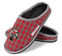 Bock op Kölle Brings Pantoffel Karo Hausschuhe Slipper Gr. 37-47 (43)