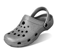 Bock op Kölle Clogs für Strand, Garten, Freizeit und Haus (Anthrazit 45)
