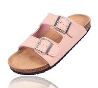 Bock op Kölle Schuhe SPRINTsport Schöne Damen Pantoletten Blumen oder Pastell, praktische Arbeitsschuhe, Hausschuhe (Lachs, Numeric_41)