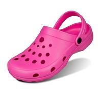 Bock op Kölle Sprint Sport Clogs für Strand, Garten, Arbeit Hausschuhe Herren, Damen, Kinder in Größe 30-48 (Pink 36)