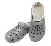 Bock op Kölle Sprint Sport Clogs Warmfutter Hausschuhe Herren, Damen, Kinder in Größe 30-48 (Anthrazit, Numeric_45)