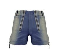 Bockle Kurze Zimmermann Lederhose Leder Short Gray Pants Oktoberfest, Size: W40/L34