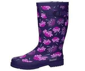 Bockstiegel Damen Gummistiefel Lena Regenstiefel Segelstiefel, Größe:39 EU, Farbe:dunkelblau/multi