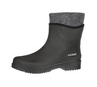 Bockstiegel Damen Gummistiefel Regenstiefel Nicole mit Innenfutter - Stiefel in Lederoptik Gummistiefel mit herausnehmbarem Innenfutter in Anthrazit Größe 39
