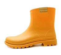 Bockstiegel Damen Gummistiefel Ricarda - Veganer Bio-Kurz-Stiefel Regenstiefel in Gelb Größe 41