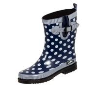 Bockstiegel Damen Regenstiefel Dorin-K, blau/weiß, Gr. 42, 100% Naturkautschuk. blau/weiß