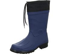 Bockstiegel Gummistiefel in Übergrößen Blau Nils - Dk-Blau/Schwarz große Herrenschuhe, Größe:41