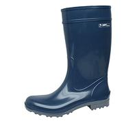 Bockstiegel Gummistiefel in Übergrößen Hellgrün/Dunkelblau Luisa große Damenschuhe, Blau, 40 EU
