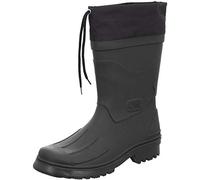 Bockstiegel Gummistiefel in Übergrößen Schwarz Nils - Schwarz große Herrenschuhe/Damenschuhe, Größe:47
