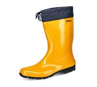 Bockstiegel Damen Gummistiefel Sara mit rutschfester Sohle - Stiefel mit Nylonstulpe zum schnüren_Farbe:rot_Größe:40