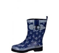 Bockstiegel kurzer Damengummistiefel MARLEEN blau 39
