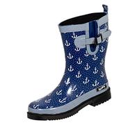Bockstiegel Kurzer Damengummistiefel Marleen Blau Größe 38