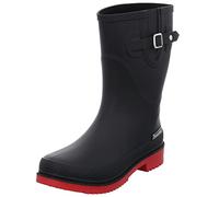 Bockstiegel Lotte-K Gummistiefel in Übergrößen Schwarz 10323_1 schwarz/rot große Unisexschuhe, Größe:42