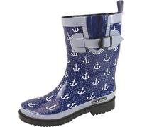 Bockstiegel kurzer Damengummistiefel MARLEEN blau 39