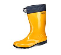 Bockstiegel Sara Damen Regenstiefel, Gelb/Dk Blau, 43 EU