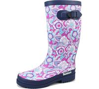 Bockstiegel Susanne - Modischer Damen-Gummistiefel, Farbe: Blau/Multi, Größe: 40