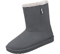 Bockstiegel Damen Mädchen Gummistiefel Vanessa-Woman Warmfutter im Boot -Design, Farbe:grau, Größe:41 EU