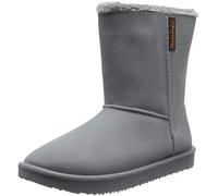 Bockstiegel Damen Mädchen Gummistiefel Vanessa-Woman Warmfutter im Boot -Design, Farbe:grau, Größe:37 EU