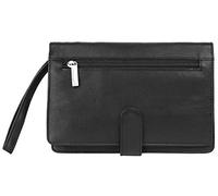 Bodenschatz Handgelenk Tasche Echt Leder schwarz Herren - 017218